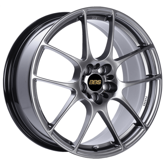 Kies-Motorsports BBS BBS RF 18x8 5x112 ET45 Diamond Black Wheel -82mm PFS/Clip Required