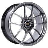 Kies-Motorsports BBS BBS RF 18x8 5x114.3 ET43 Diamond Black Wheel -82mm PFS/Clip Required