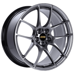 Kies-Motorsports BBS BBS RF 18x9 5x100 ET45 Diamond Black Wheel -70mm PFS/Clip Required