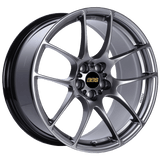 Kies-Motorsports BBS BBS RF 18x9 5x114.3 ET48 Diamond Black Wheel -82mm PFS/Clip Required