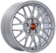 Kies-Motorsports BBS BBS RG-F 16x7 4x100 ET35 Sport Silver Wheel -70mm PFS/Clip Required