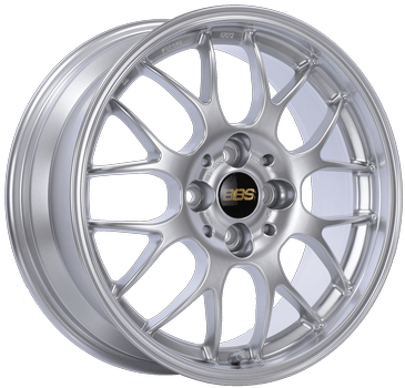 Kies-Motorsports BBS BBS RG-R 17x7.5 5x112 ET48 Diamond Silver Wheel - 82mm PFS/Clip Required