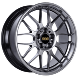 Kies-Motorsports BBS BBS RG-R 17x8 5x114.3 ET32 Diamond Black Wheel 82mm PFS/Clip Required (S/O No Cancel/No Return)