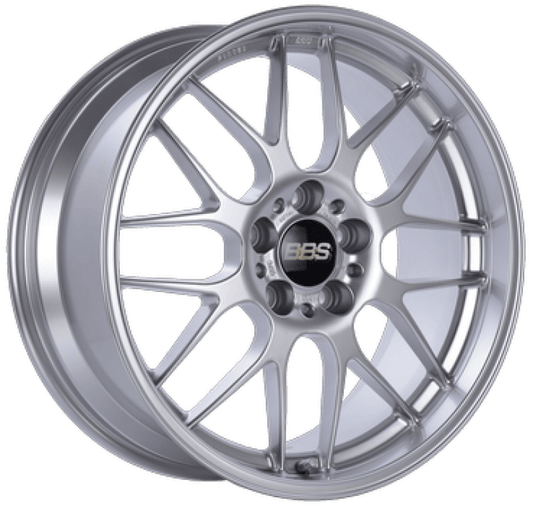 Kies-Motorsports BBS BBS RG-R 18x9.5 5x114.3 ET38 PFS Diamond Silver Wheel -82mm PFS/Clip Req
