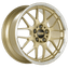 Kies-Motorsports BBS BBS RI-A 18x10 5x120 ET25 Gold Wheel -82mm PFS/Clip Required