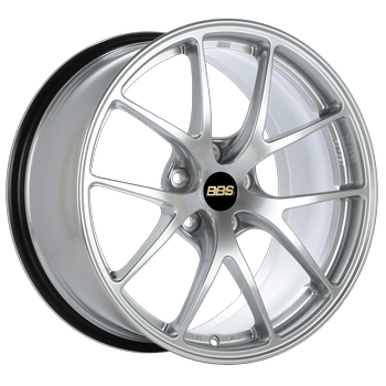 Kies-Motorsports BBS BBS RI-A 18x8.5 5x112 ET45 Diamond Silver Wheel -82mm PFS/Clip Required