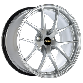 Kies-Motorsports BBS BBS RI-A 18x9 5x112 ET38 Diamond Silver Wheel -82mm PFS/Clip Required