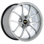 Kies-Motorsports BBS BBS RI-A 18x9 5x112 ET38 Diamond Silver Wheel -82mm PFS/Clip Required