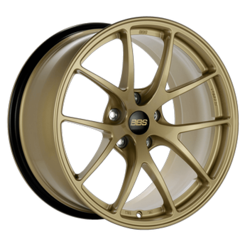 Kies-Motorsports BBS BBS RI-A 19x10.5 5x130 ET43 CB71.6 Gold Wheel -82mm PFS/Clip Required