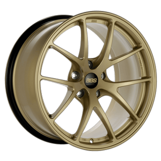Kies-Motorsports BBS BBS RI-A 19x10.5 5x130 ET43 CB71.6 Gold Wheel -82mm PFS/Clip Required