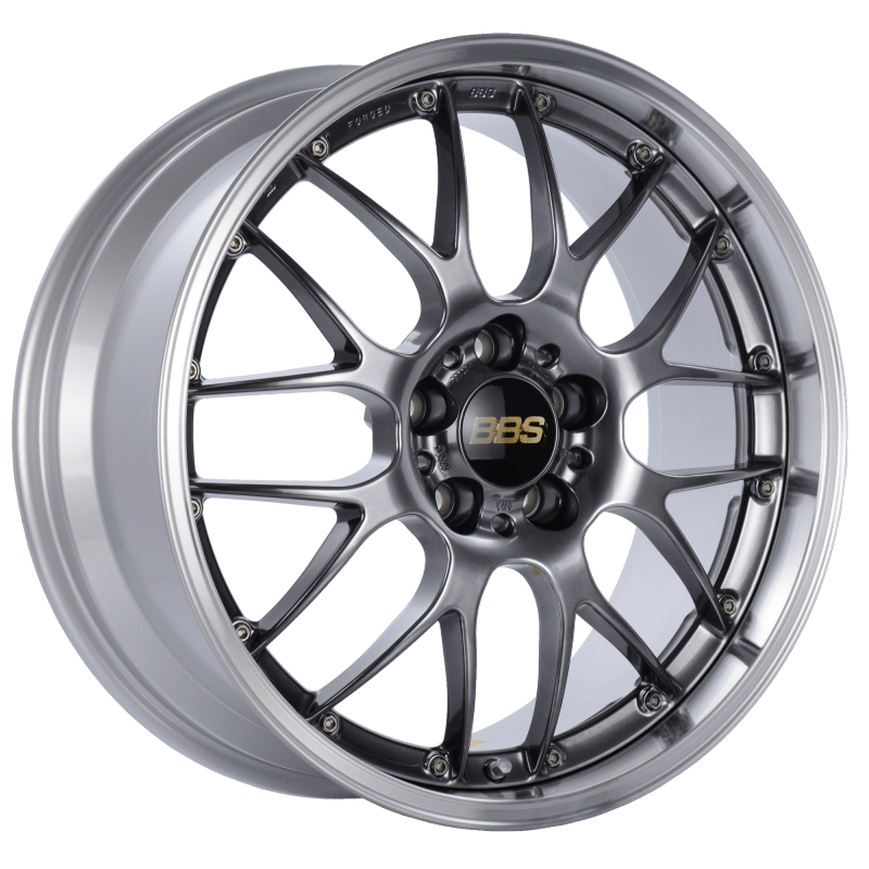Kies-Motorsports BBS BBS RS-GT 18x8 5x130 ET50 CB71.6 Diamond Black Center Diamond Cut Lip Wheel