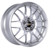 Kies-Motorsports BBS BBS RS-GT 18x9.5 5x130 ET48 CB71.6 Diamond Silver Center Diamond Cut Lip Wheel