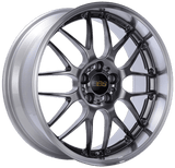 Kies-Motorsports BBS BBS RS-GT 19x8.5 5x112 ET30 Diamond Black Center Diamond Cut Lip Wheel - 82mm PFS Required