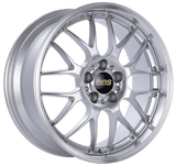 Kies-Motorsports BBS BBS RS-GT 19x8.5 5x112 ET30 Diamond Silver Center Diamond Cut Lip Wheel - 82mm PFS Required
