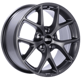 Kies-Motorsports BBS BBS SR 16x7 5x100 ET36 Satin Grey Wheel -70mm PFS/Clip Required