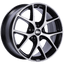 Kies-Motorsports BBS BBS SR 18x8 5x112 ET30 Satin Black Diamond Cut Face Wheel -82mm PFS/Clip Required