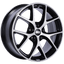Kies-Motorsports BBS BBS SR 18x8 5x115 ET36 CB70.2 Satin Black Diamond Cut Face Wheel