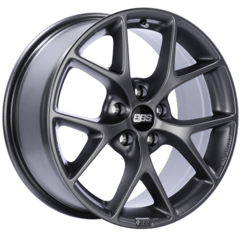 Kies-Motorsports BBS BBS SR 18x8 5x120 ET44 Satin Grey Wheel -82mm PFS/Clip Required