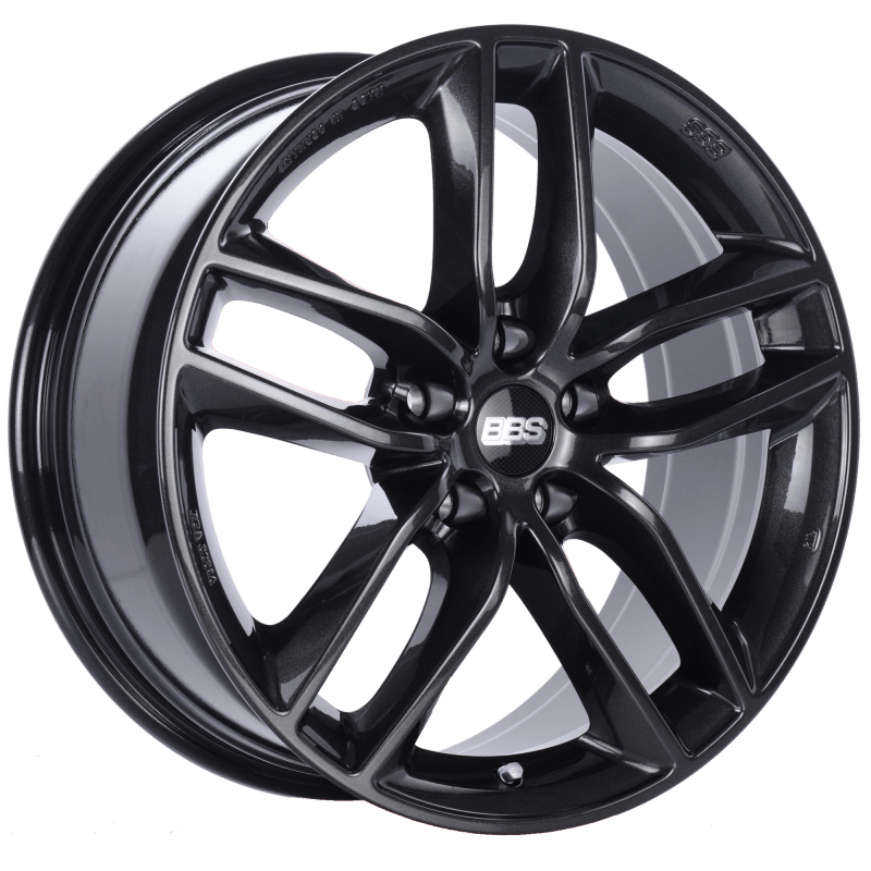 Kies-Motorsports BBS BBS SX 17x7.5 5x108 ET45 Crystal Black Wheel -70mm PFS/Clip Required