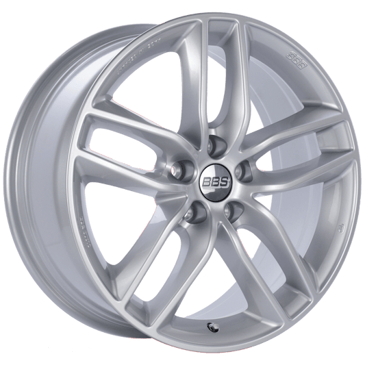 Kies-Motorsports BBS BBS SX 18x8 5x114.3 ET40 Sport Silver Wheel -82mm PFS/Clip Required