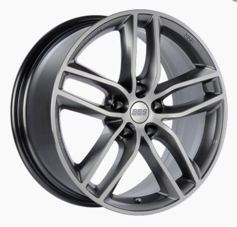 Kies-Motorsports BBS BBS SX 19x8.5 5x108 ET45 Gloss Platinum Diamond Cut Face Wheel -70mm PFS/Clip Required
