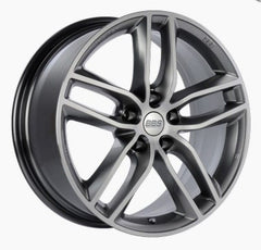 Kies-Motorsports BBS BBS SX 20x9 5x114.3 ET42 Gloss Platinum Diamond Cut Face Wheel -82mm PFS/Clip Required