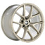 Kies-Motorsports BBS BBS Unlimited CI-R 19x8 ET46 (Face 1) Satin White-Gold Wheel