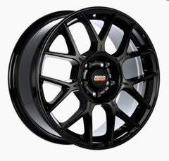 Kies-Motorsports BBS BBS XR 17x7.5 5x114.3 ET35 Black Gloss Wheel - 82mm PFS Required