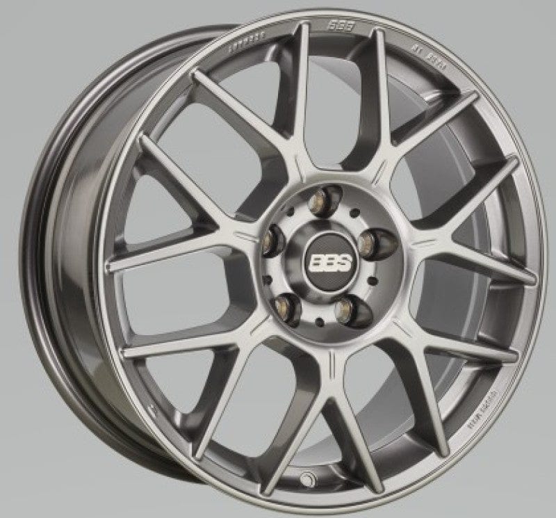 Kies-Motorsports BBS BBS XR 18x8 5x112 28mm Offset 82mm Bore PFS/Clip Req Gloss Platinum Wheel