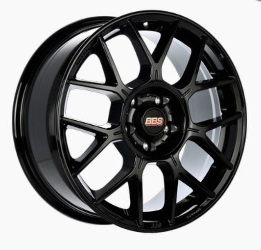 Kies-Motorsports BBS BBS XR 18x8 5x112 ET28 Black Gloss Wheel -82mm PFS/Clip Required