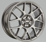 Kies-Motorsports BBS BBS XR 18x8 5x114.3 40mm Offset 82mm Bore PFS/Clip Req Gloss Platinum Wheel