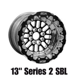 Kies-Motorsports Belak Wheels Belak 13x11 / 5in BS / 4x100 BP / High Pad Series 2 Wheel- Dbl Beadlock Billet (Small Brake Kit Req)