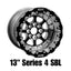 Kies-Motorsports Belak Wheels Belak 13x11/5in BS/5x114.3 BP/High Pad Series 4 Wheel - Double Beadlock Billet (Small Brake Kit Req)