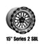 Kies-Motorsports Belak Wheels Belak 15x8 / 5in BS / 4x100 BP / High Pad / Series 2 Wheel - Single Beadlock Billet Outer Lip