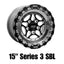Kies-Motorsports Belak Wheels Belak 15x9 / 6in BS / 5x114.3 BP / High Pad / Series 3 Wheel - Single Beadlock Billet Outer Lip