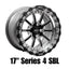 Kies-Motorsports Belak Wheels Belak 17x11 / 6.25in BS / 5x120 BP / High Pad / Series 4 Wheel - Non-Beadlock