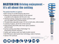 Kies-Motorsports Bilstein Bilstein B16 (PSS10) BMW E92 Performance Suspension System *SPECIAL ORDER*