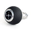 Kies-Motorsports Black Forest Industries BFI GS2 Air Leather Shift Knob/ (F80/82/87/E90 DCT Fitment) Nappa Leather / Black Dot / Black Air Leather/Bright Aluminum