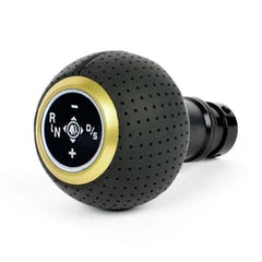 Kies-Motorsports Black Forest Industries BFI GS2 Air Leather Shift Knob/Nappa Leather  Boot Combo (F80/82/87 DCT Fitment) Black Air Leather/Black Anodized w/ Gold Top / Black
