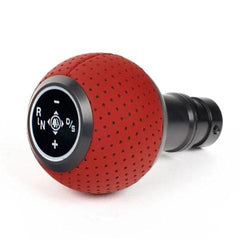 Kies-Motorsports Black Forest Industries BFI GS2 Air Leather Shift Knob/Nappa Leather  Boot Combo (F80/82/87 DCT Fitment) Rosso Centaurus Air Leather/Black Anodized / Black