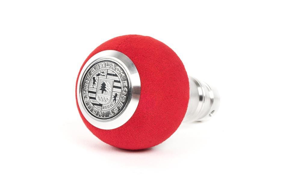 Kies-Motorsports Black Forest Industries BFI GS2 ALCANTARA (BMW AUTOMATIC - STYLE 2) Red Alcantara / Machined Finish
