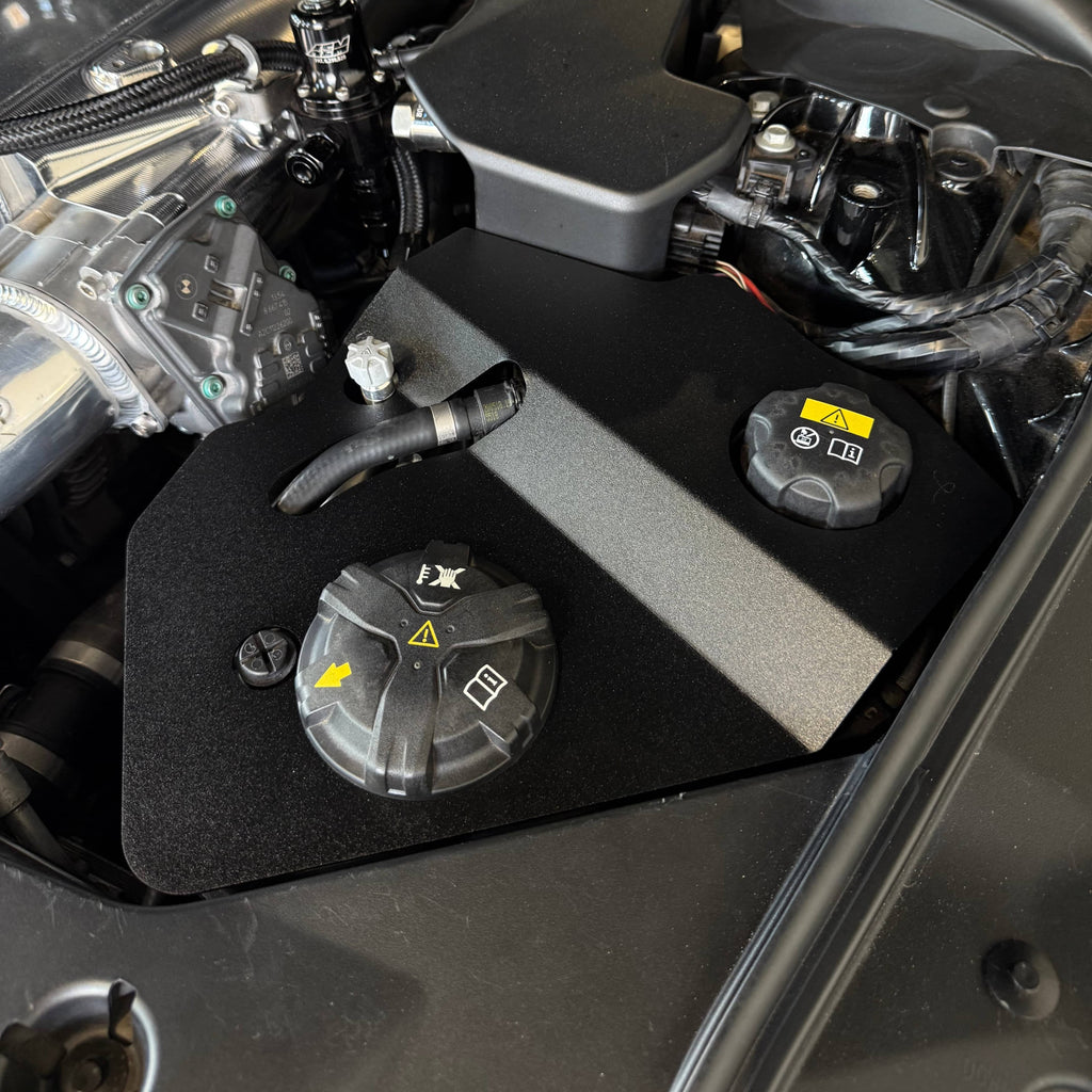 Kies-Motorsports Black Market Race A90 / A91 Supra Coolant Reservoir Cover