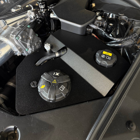 Kies-Motorsports Black Market Race A90 / A91 Supra Coolant Reservoir Cover