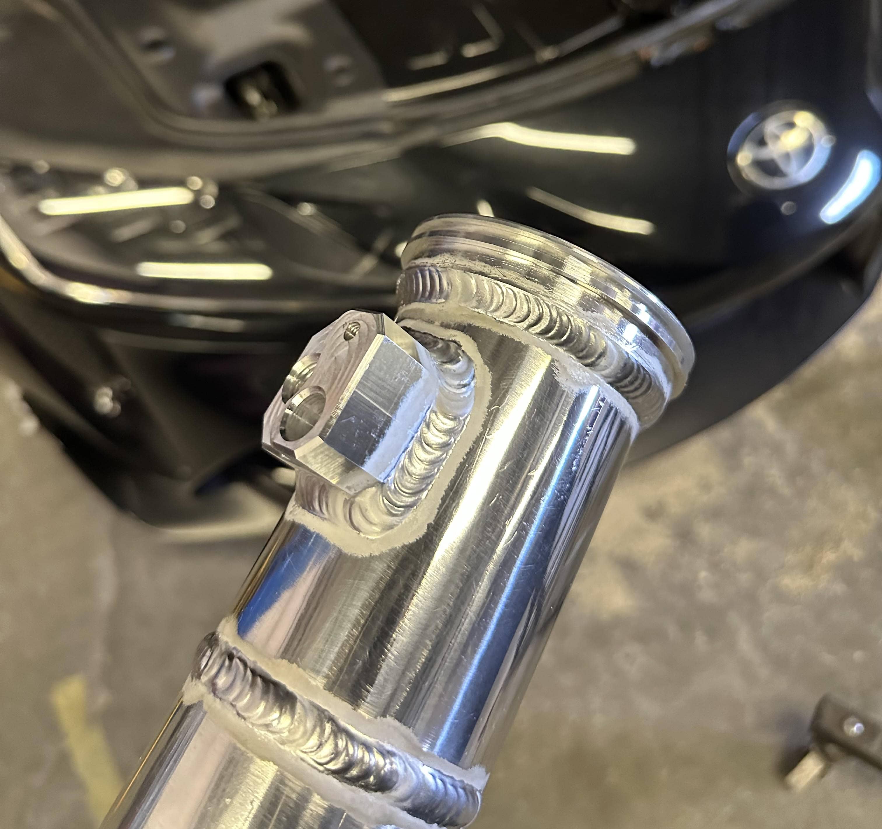 B58 S58 Map / Charge Air Temp Sensor Bung Secondary image
