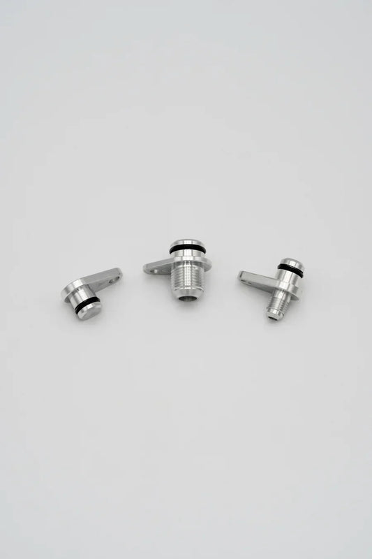 Kies-Motorsports Black Market Race B58 Turbo Oil Feed, Drain, and Coolant Bungs