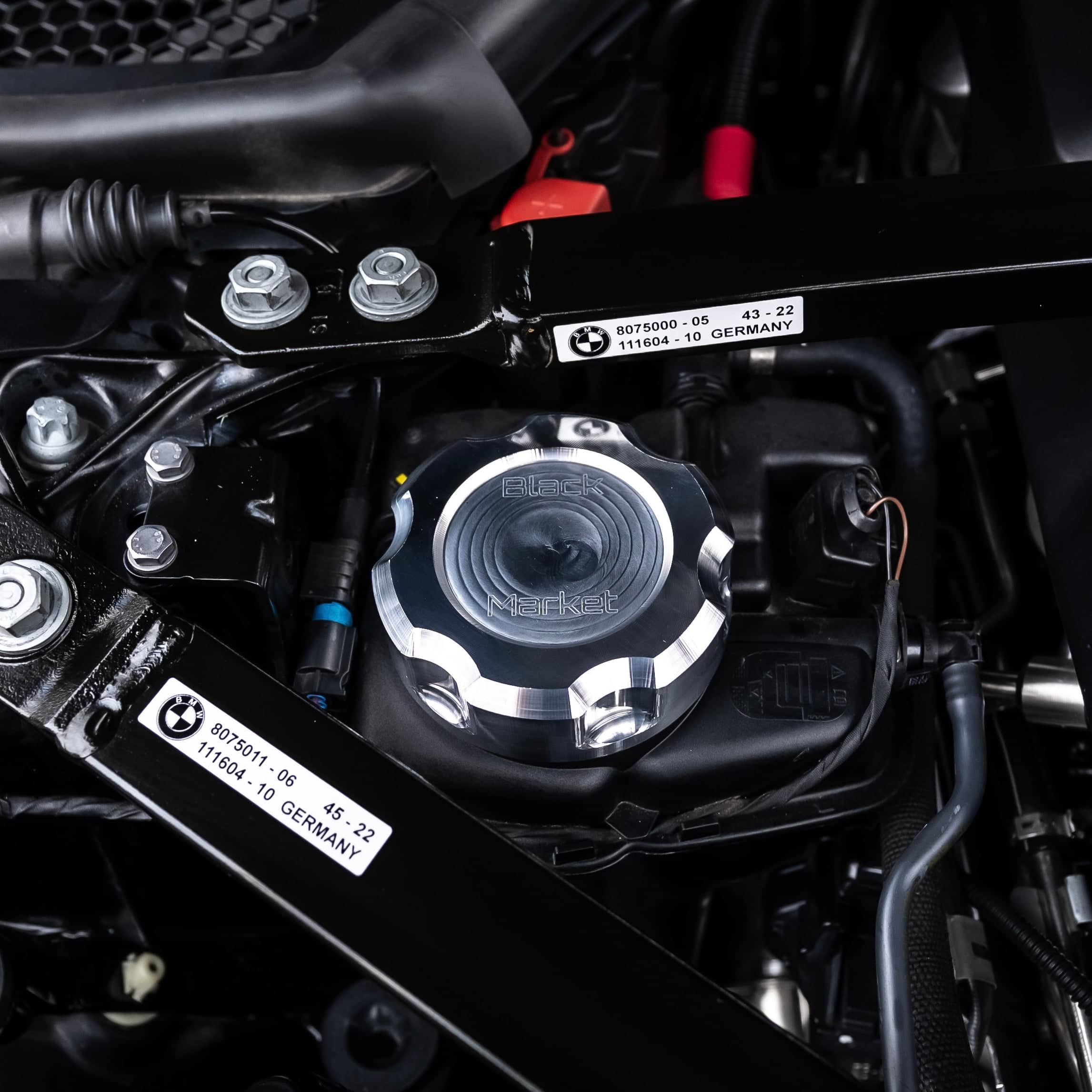Kies-Motorsports Black Market Race Black Market Race B58 / S58 Coolant Reservoir Cap Set Main image
