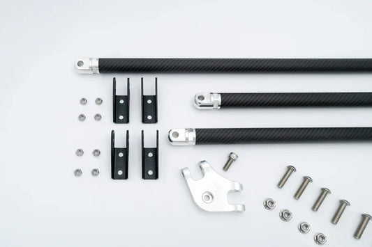 Kies-Motorsports Black Market Race Black Market Race G8X S58 Carbon Fiber Strut Brace G80 M3 G82 M4 G87 M2