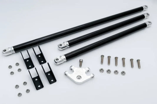Kies-Motorsports Black Market Race Black Market Race G8X S58 Carbon Fiber Strut Brace G80 M3 G82 M4 G87 M2