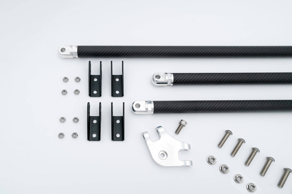 Kies-Motorsports Black Market Race Black Market Race G8X S58 Carbon Fiber Strut Brace G80, M3, G82, M4, G87 M2