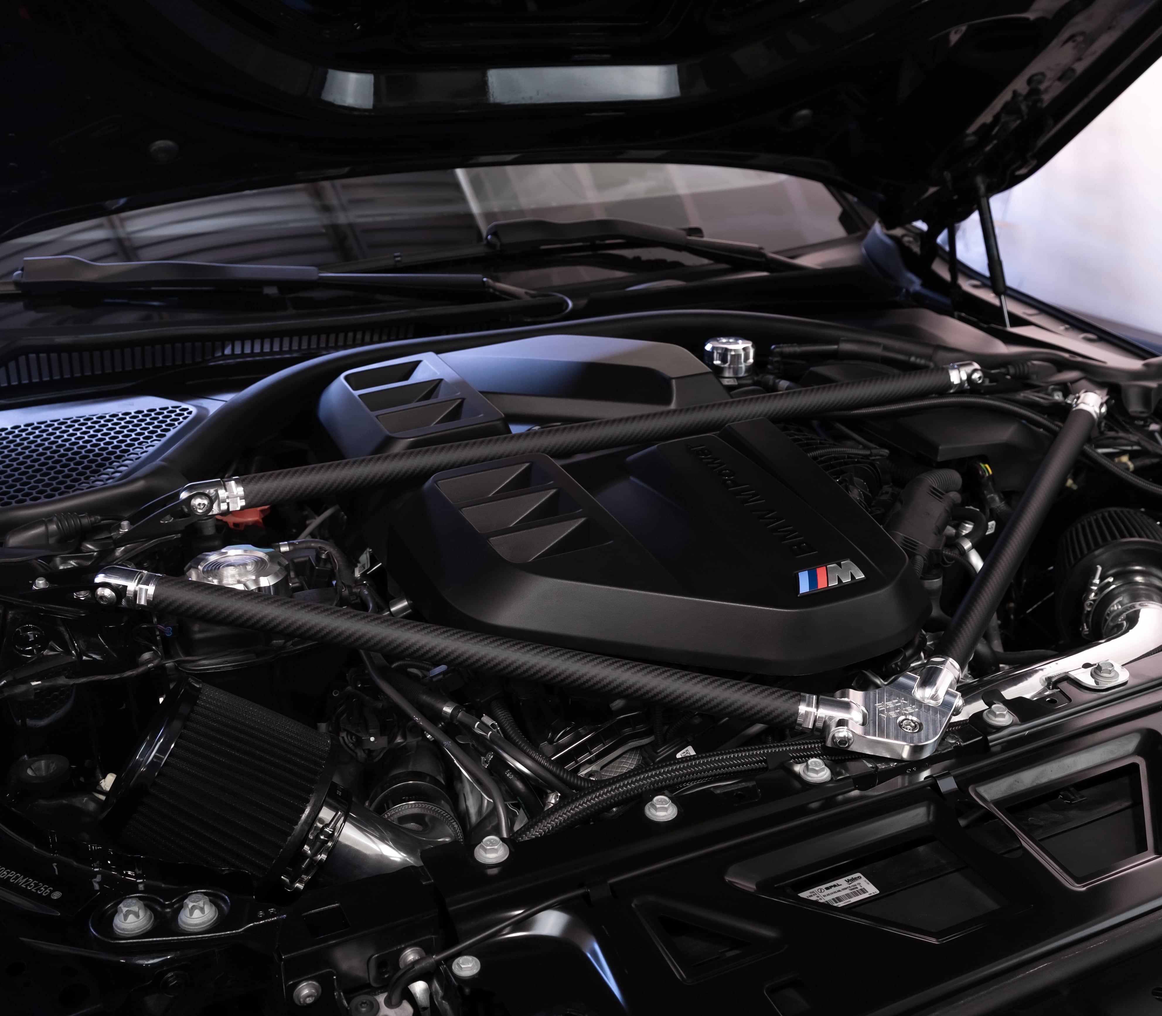 Kies-Motorsports Black Market Race Black Market Race G8X S58 Carbon Fiber Strut Brace G80, M3, G82, M4, G87 M2 Main image